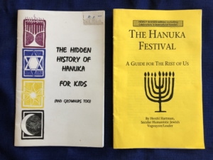 Hannukah booklets